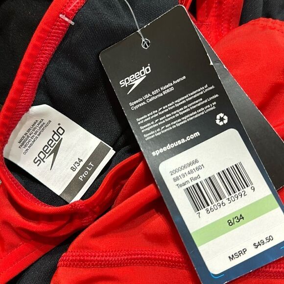 Speedo Women's Swimsuit One Piece Prolt Super Pro Solid Adult - Picture 6 of 6